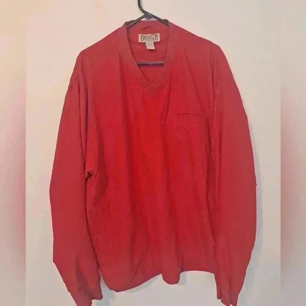 Duluth trading company Pullover 💯 Polyester Size 2XL EUC